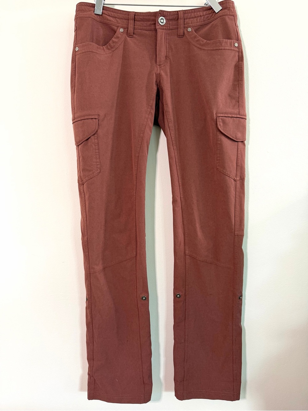 KÜHL Freeflex Roll-Up Cargo Terracotta Pants Women’s Size 4
